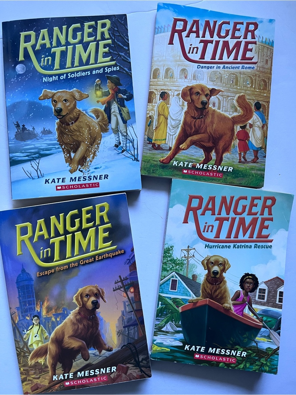 Lot of 4 Ranger In Time Kate Messner Children's Chapter Book Paperback